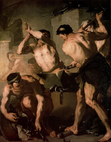 The Forge of Vulcan, c1660. Artist: Luca Giordano