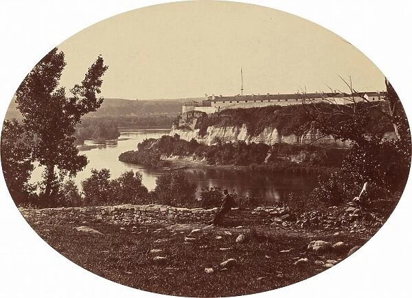 Fort Snelling, c. 1865. Creator: Joel E Whitney