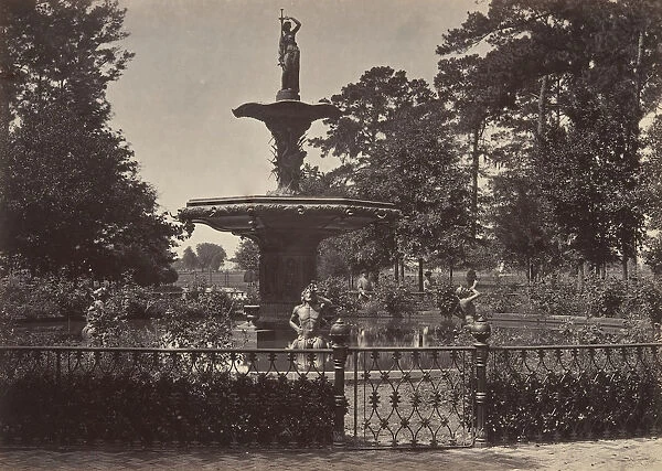 Fountain, Savanah, Georgia, 1860s. Creator: George N. Barnard