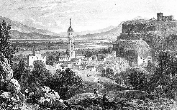 Fraga, Spain, 1823. Artist: James Duffield Harding