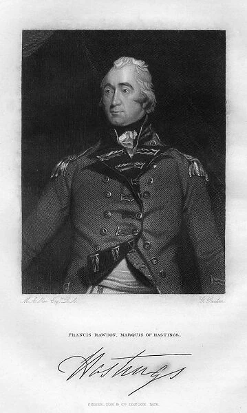 Francis Rawdon-Hastings (1754-1826), Governor-General of India, (1829). Artist: G Parker