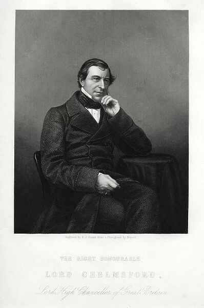 Frederic Thesiger, 1st Baron Chelmsford, English jurist and politician, c1880. Artist: DJ Pound