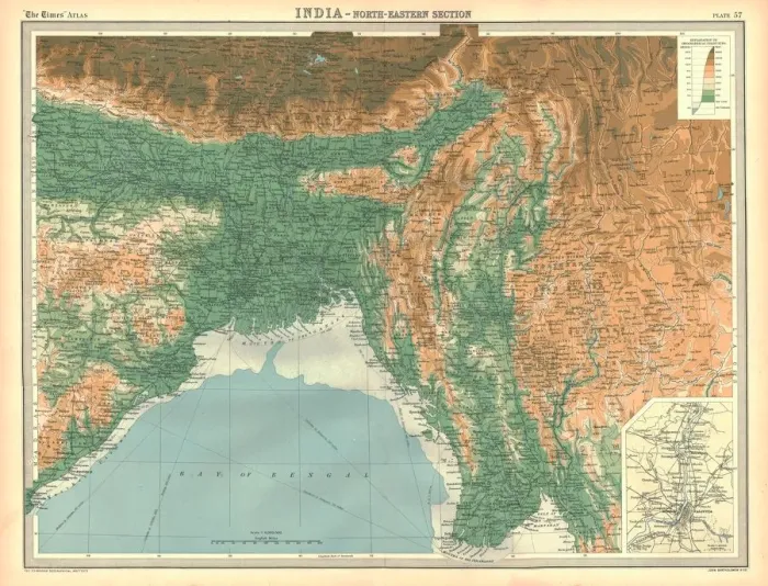 Framed Print : Early 20th Century North-Eastern India Print