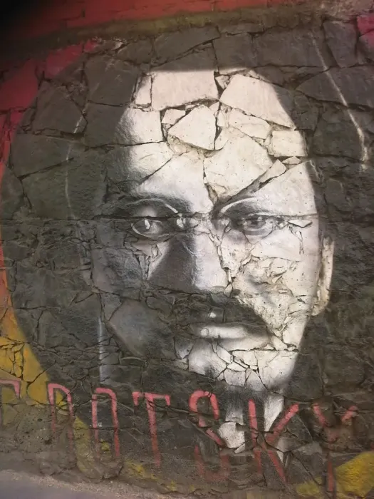 Framed Print : Leon Trotsky Graffiti Print, Leon Trotsky Museum Collection Framed Print : Leon Trotsky Graffiti Print, Leon Trotsky Museum Collection