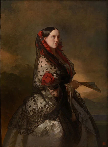 Grand Duchess Maria Nikolaevna of Russia (1819-1876), Duchess of Leuchtenberg, ca 1856-1857