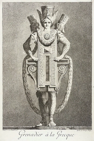 Grenadier à la Grecque, 1771. Creator: Bossi