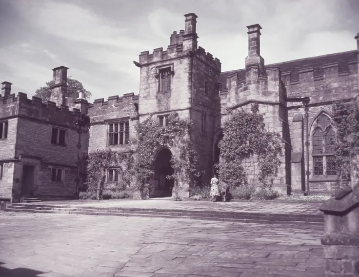 Framed Print : Haddon Hall Print, c1955 Framed Print : Haddon Hall Print, c1955