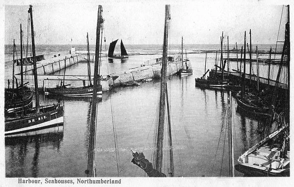 Harbour, Seahouses, Northumberland, 1905