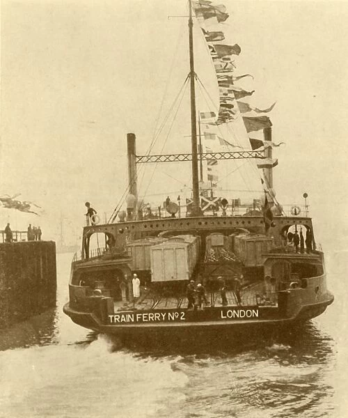 The Harwich-Zeebrugge Train Ferry, c1930. Creator: Unknown