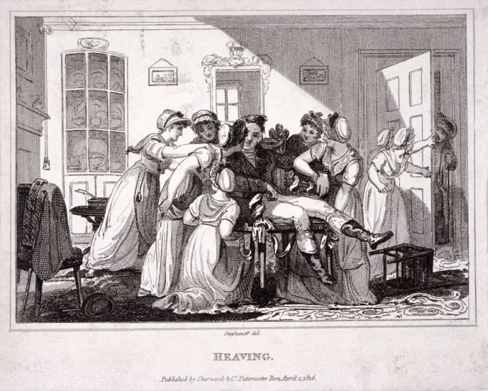 Framed Print : Heaving, 1816 Print Framed Print : Heaving, 1816 Print