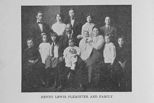 Henry Lewis Flemister and family, 1917. Creator: Unknown