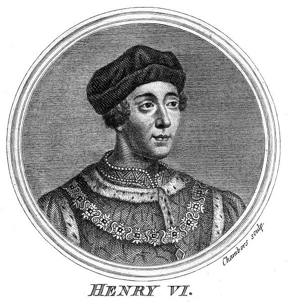 Henry VI of England, (1421-1471). Artist: Chambers
