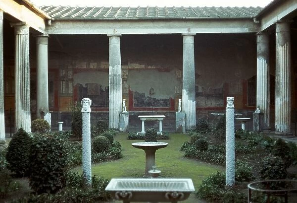 The house of the Vettii in Pompeii, 1st century