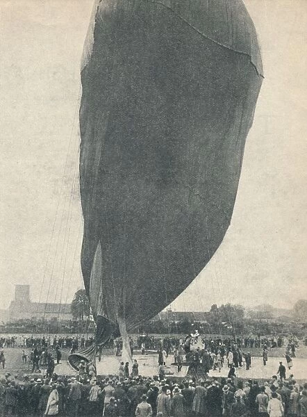 A huge balloon was necessary for Professor Piccards ascent, c1936 (c1937)