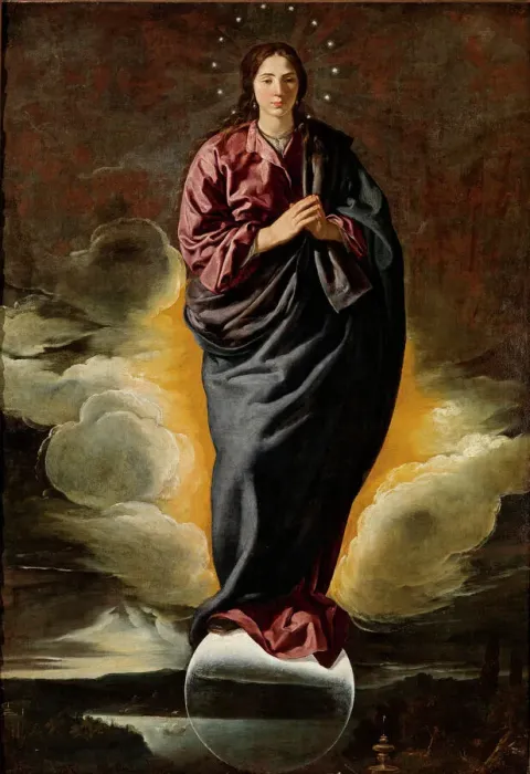 Framed Print : Velazquez's The Immaculate Conception Print, c. 1617 Framed Print : Velazquez's The Immaculate Conception Print, c. 1617