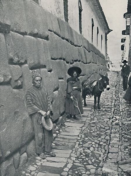 Inca Masonry, Cuzco, 1916. Artist: Underwood & Underwood