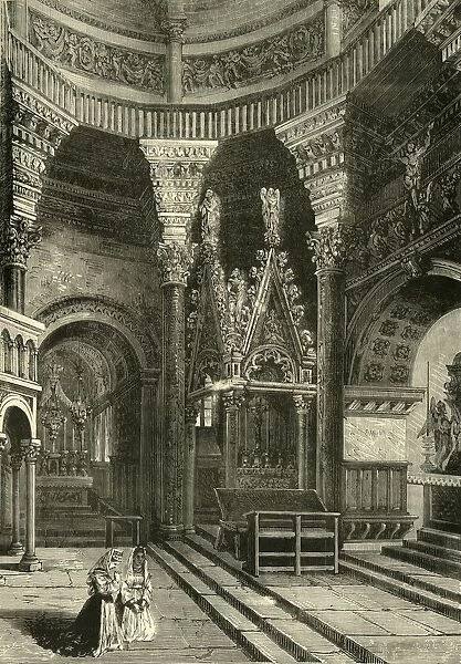 Interior of the Cathedral of Spalatro (Formerly Temple of the Palace of Diocletian), 1890