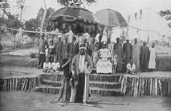 John Boko Cobham, a king of Old Calabar (Southern Nigeria), 1912. Artist: Harry Johnston