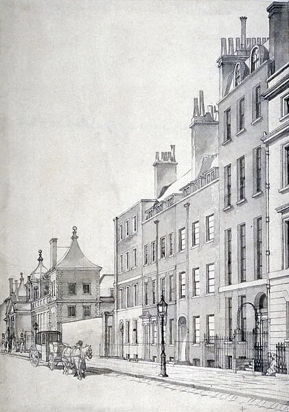 John Philip Kembles residence in Great Russell Street, Bloomsbury, London, c1820