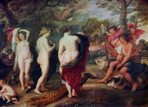 The Judgment of Paris, c1635-1638, (1912). Artist: Peter Paul Rubens