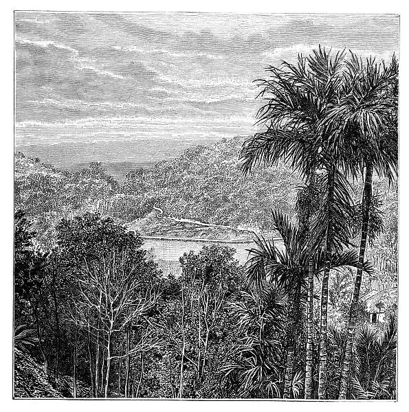 Kandy (Maha Nuvara), Sri Lanka, 1895