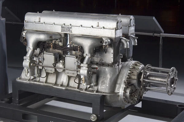 King-Bugatti U-16 Engine, 1919. Creator: Duesenberg Motors Corporation