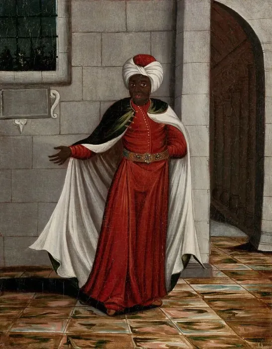 Framed Print : Print of The Kislar Aghassi, Chief of the Black Eunuchs