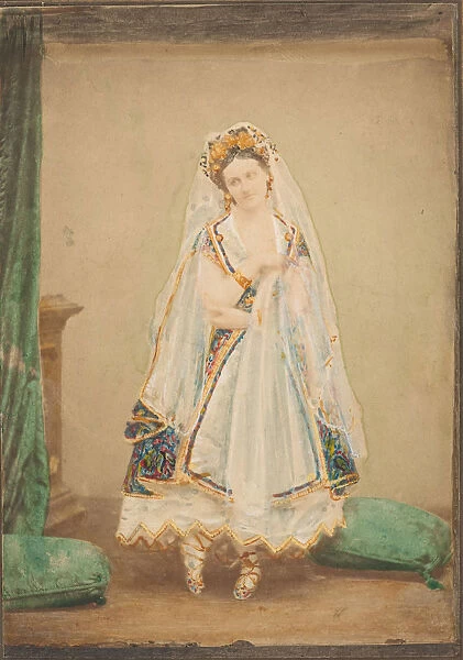 [La Comtesse in robe de pique or as Judith (?)], 1860s