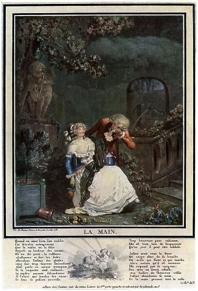 La Main, 1788 (1931). Artist: Philibert Louis Debucourt
