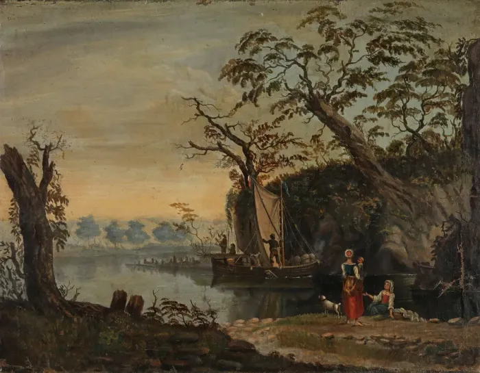 Framed Print : Landscape Print, Copy after Unknown Master Framed Print : Landscape Print, Copy after Unknown Master