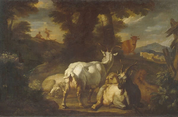 Landscape with Mercury and Battus. Artist: Mulier, Pieter, the Younger (1637-1701)