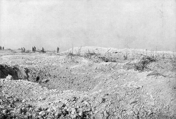 The landscape of Mort-Homme, Verdun, France, First World War, 1917
