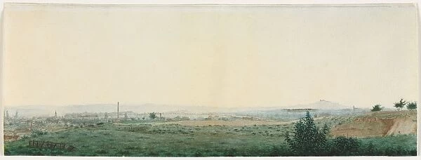 Landscape Near Paris, c. 1860. Creator: Leon Bonvin (French, 1834-1866)