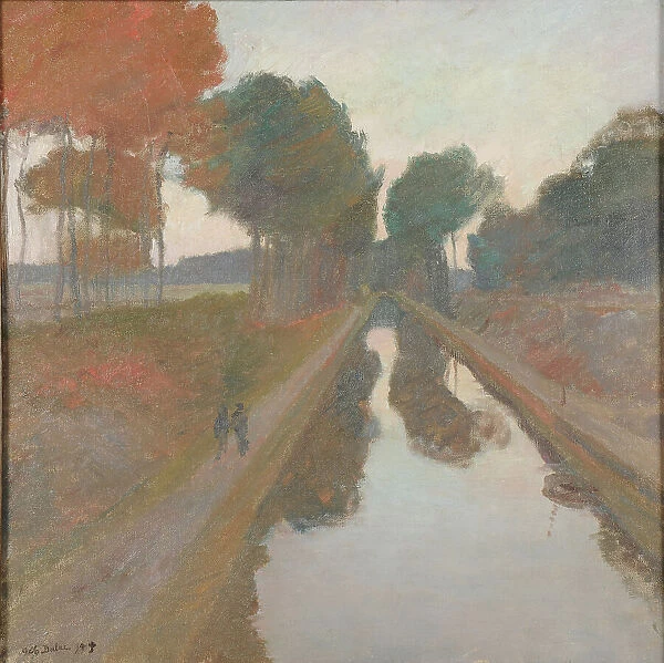 Le canal, 1894. Creator: Dulac, Charles-Marie (1865-1898)