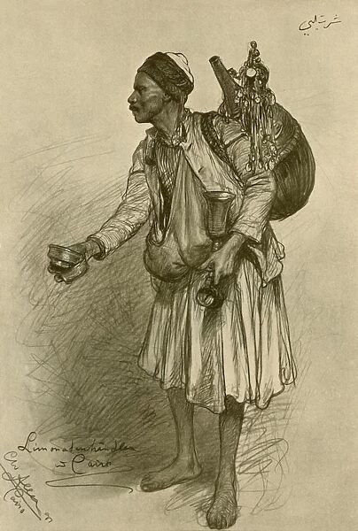 Lemonade-seller, Cairo, Egypt, 1898. Creator: Christian Wilhelm Allers