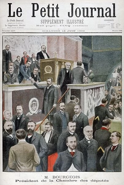 Leon Bourgeois, President of the Chamber of Deputies, 1902