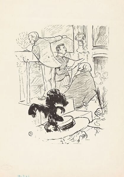 Les grands concerts de l opera, 1895. Creator: Henri de Toulouse-Lautrec