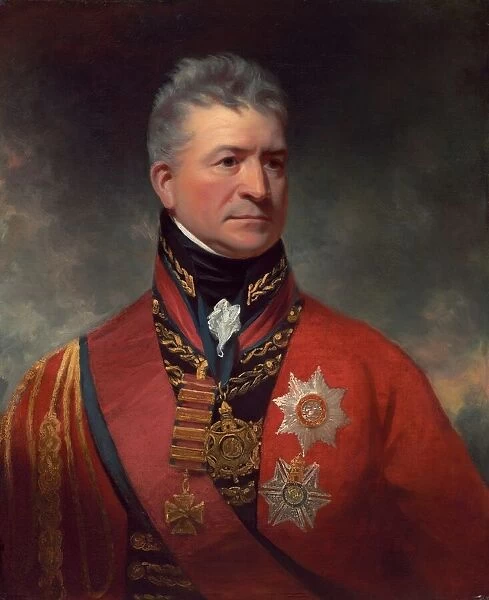 Lieutenant-General Sir Thomas Picton, 1815  /  1817. Creator: Sir William Beechey
