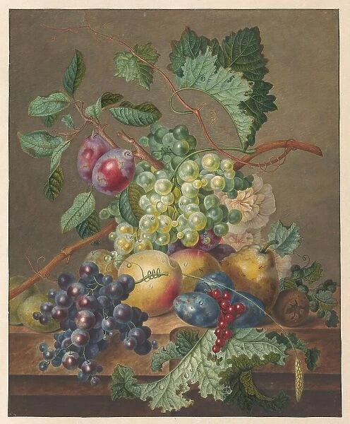 Still life with fruits, 1700-1800. Creator: Jan de Bruyn