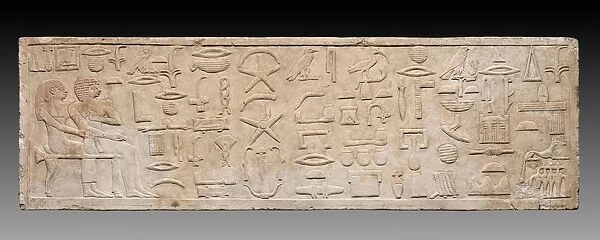Lintel of Enseperi, 2454-2311 BC. Creator: Unknown