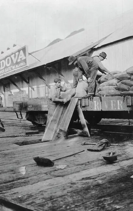 Framed Print : Loading copper, c1900-1930 Print Framed Print : Loading copper, c1900-1930 Print