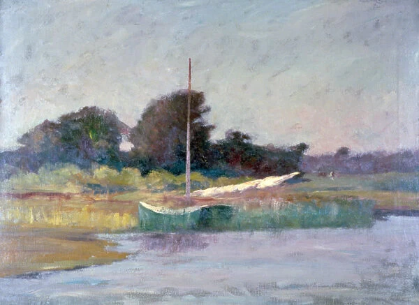 Lone Boat, c1868-1917. Artist: Walter Clark