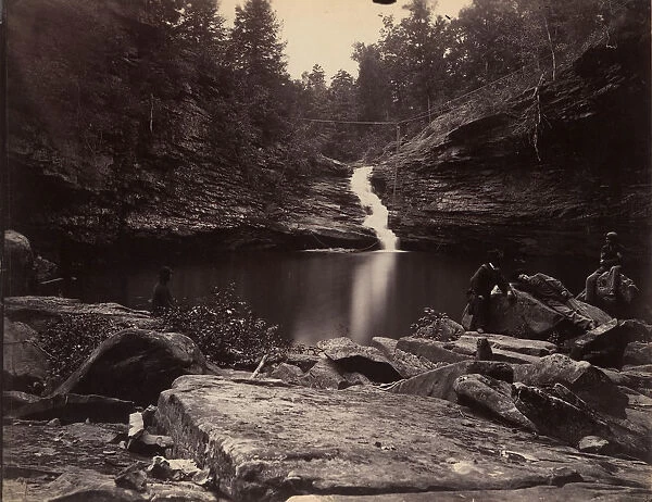 Lula Lake and Upper Falls on Rock Creek, near Lookout Mountain, Georgia, 1864-65