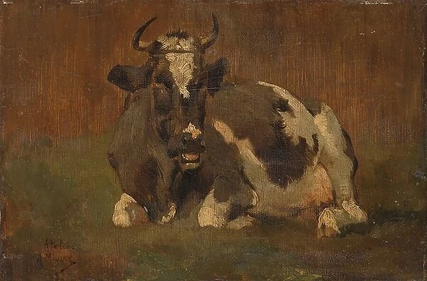 Lying Cow, c.1860-c.1888. Creator: Anton Mauve