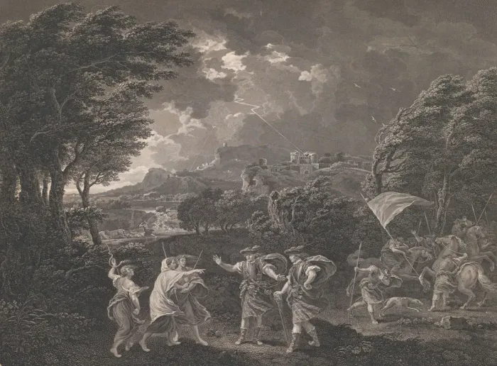 Framed Print : Macbeth and the Witches, 1770 Print Framed Print : Macbeth and the Witches, 1770 Print
