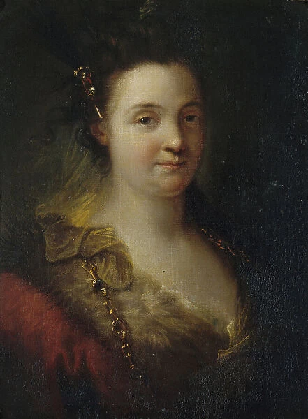 Mademoiselle Duclos (Marie-Anne de Châteauneuf, 1670-1748, dite), sociétaire de... c1700. Creator: Alexis Grimou