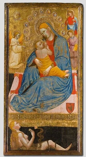 The Madonna of Humility with the Temptation of Eve, c. 1400. Creator: Olivuccio di Ciccarello
