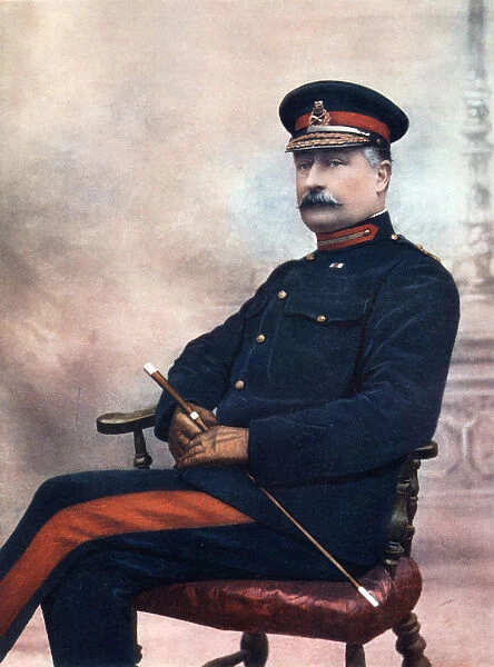 Major-General Charles Edmond Knox, commanding 12th Brigade, South Africa, 1902. Artist: C Knight