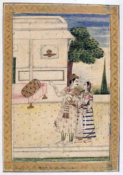 Malavi Ragini, Ragamala Album, School of Rajasthan, 19th century