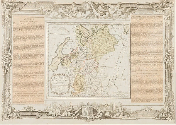 Map of the European Russia, 1766